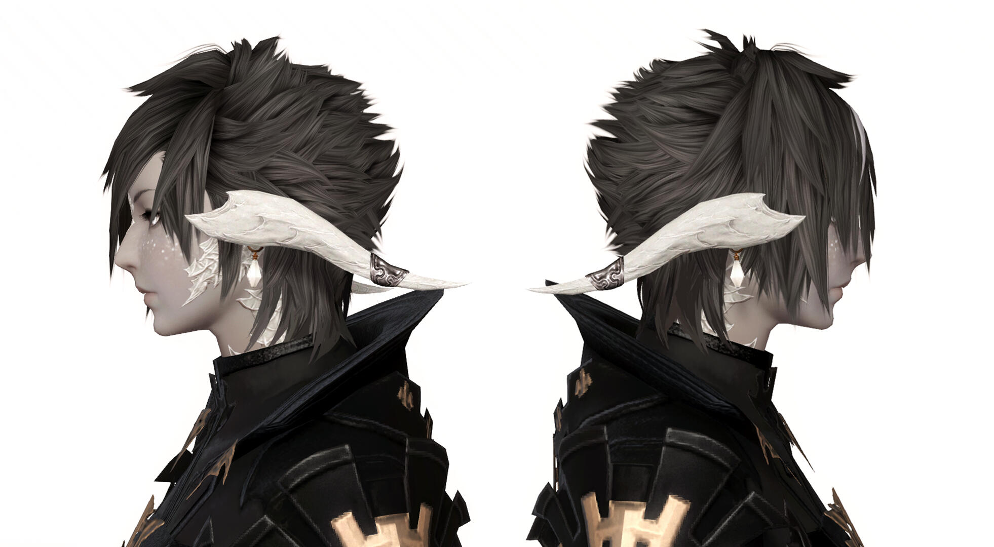Hair is more fluffy than spikey!